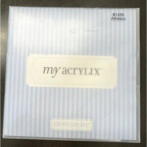 My Acrylix Alfresco B1256 Stamp Set